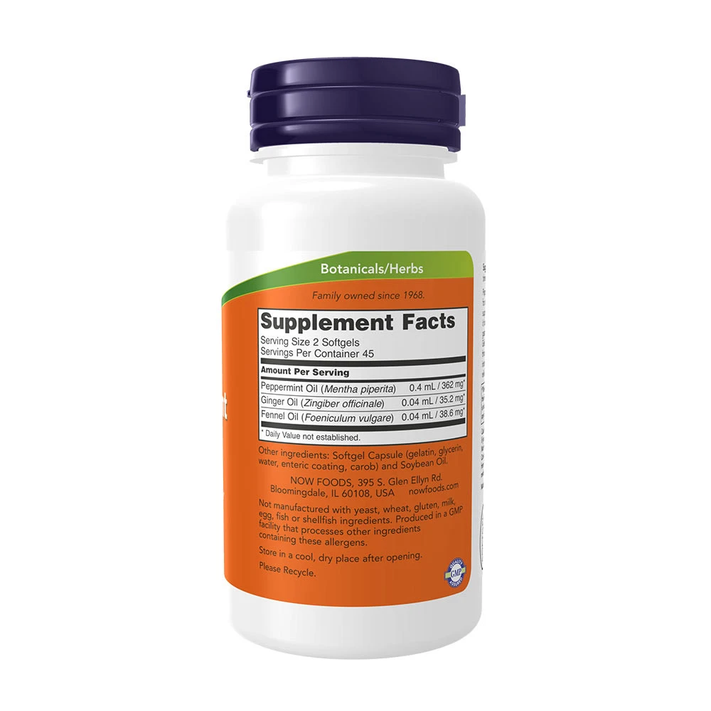 NOW Foods - Peppermint Gels - 90 softgels