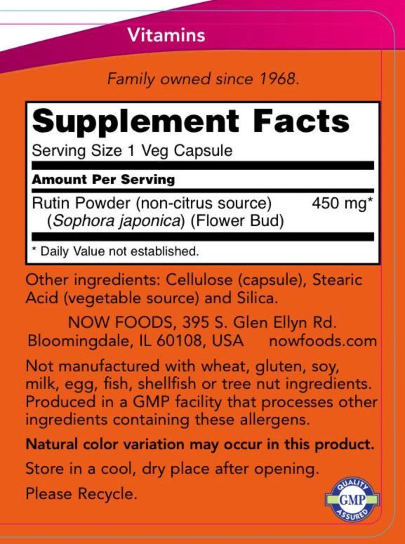 NOW Foods - Rutin