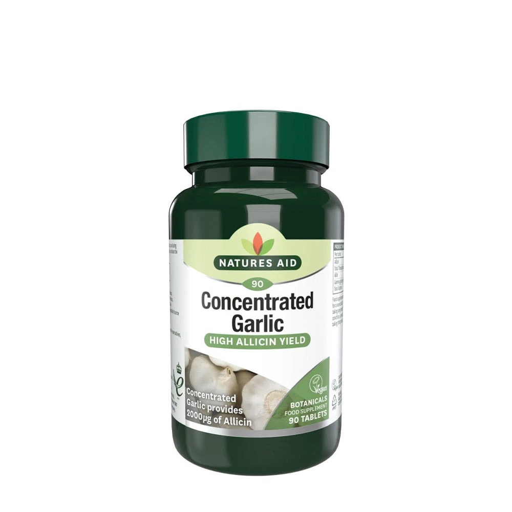 Natures Aid - Natures Aid Concentrated Garlic 2000 mcg (90 Tablets)
