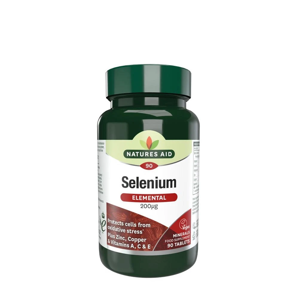 Natures Aid - Natures Aid Selenium 200 mcg (90 Tablets)
