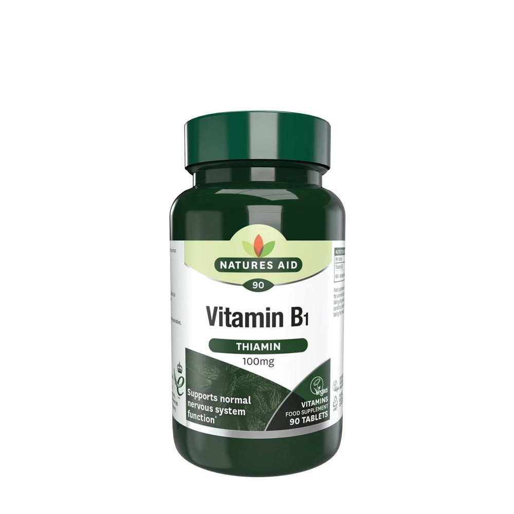 Natures Aid - Natures Aid Vitamin B1 100 mg (90 Tablets)