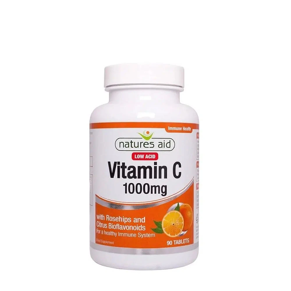 Natures Aid - Natures Aid Vitamin C 1000 mg - Low Acid (90 Tablets)
