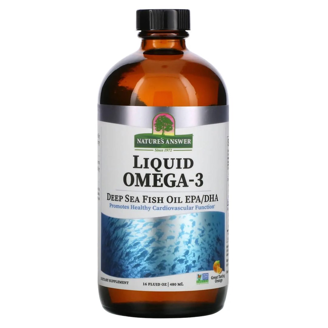 Nature's Answer - NATURE'S ANSWER Liquid Omega-3 Deep Sea Fish Oil EPA/DHA (480 ml / 16 fl. oz.)