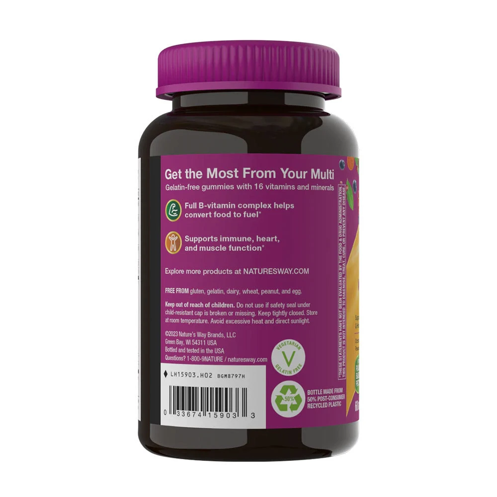 Nature's Way - Alive!® Multivitamínico em Gomas para Mulheres (60 Gomas, Frutos Silvestres) - Image 8