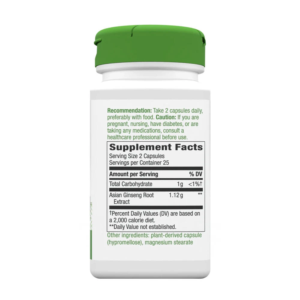 Nature's Way - Ginseng Asiático (50 Cápsulas) - Image 2