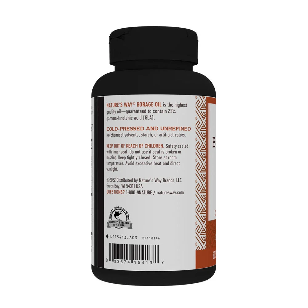 Nature's Way - Óleo de Borragem (60 Cápsulas Moles) - Image 3