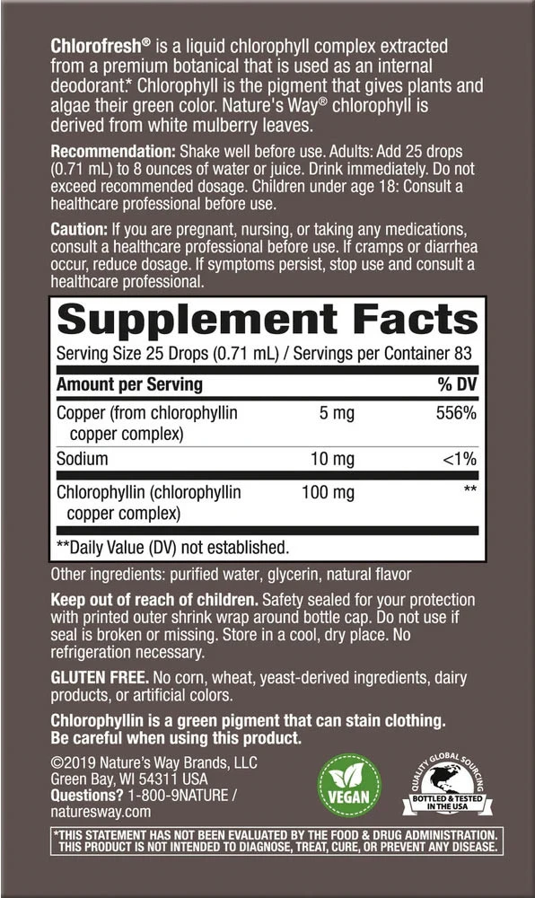 Nature's Way - Gotas de Clorofila Chlorofresh® (59 ml) - Image 4