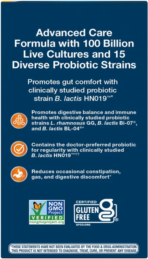 Nature's Way Fortify® Optima® Probiótico de 100 Mil Milhões (30 Cápsulas) - Image 3