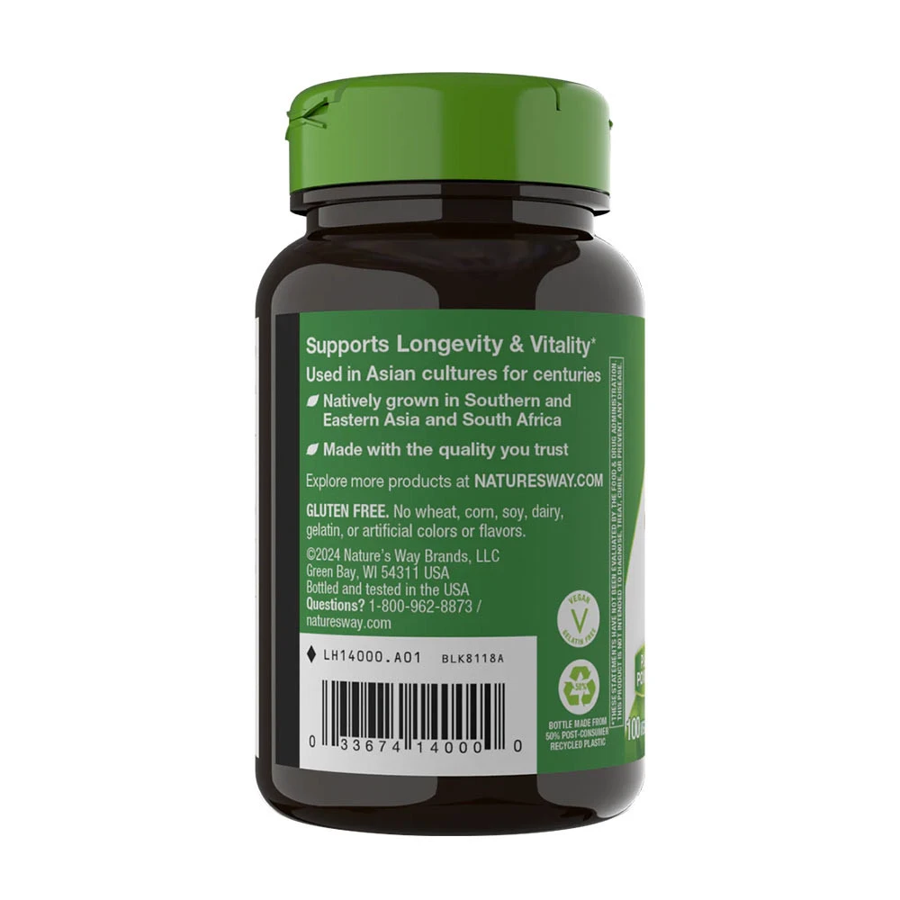 Nature's Way - Erva Centelha Asiática (100 Cápsulas) - Image 9