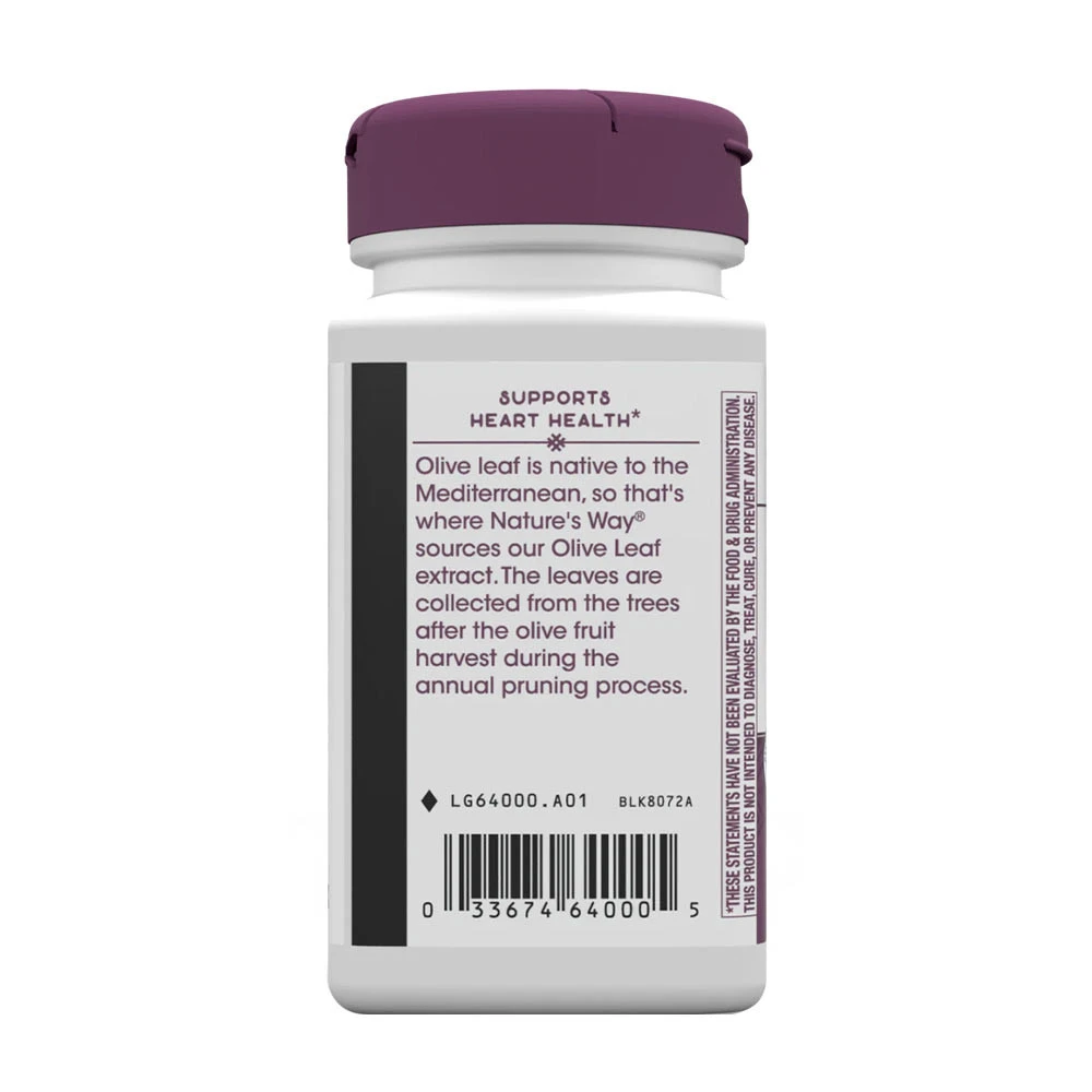 Nature's Way - Extrato Premium de Folha de Oliveira (60 Cápsulas) - Image 9