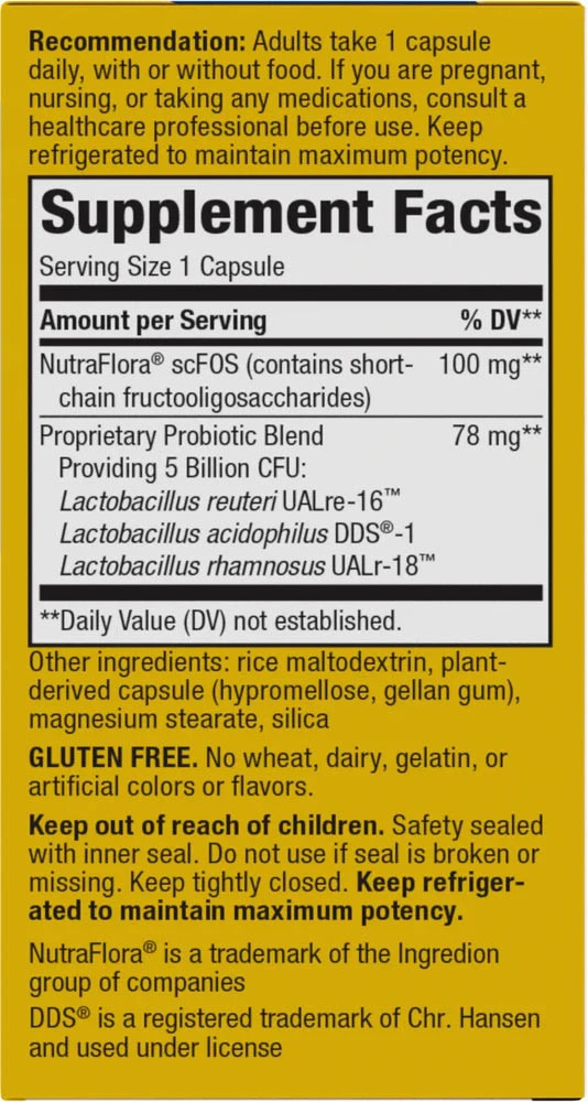 Nature's Way - Primadophilus® Reuteri Probióticos (30 Cápsulas) - Image 8