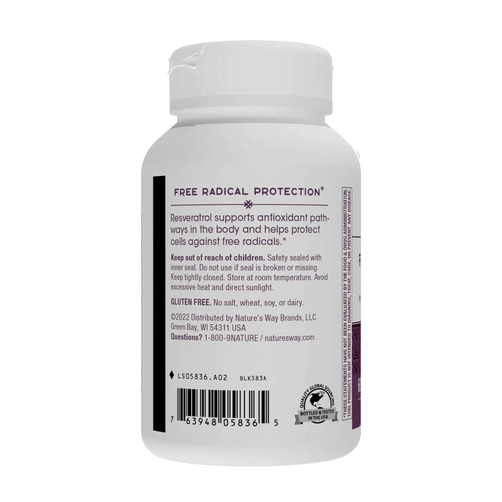 Nature's Way - Resveratrol Forte® (60 Cápsulas Moles) - Image 3
