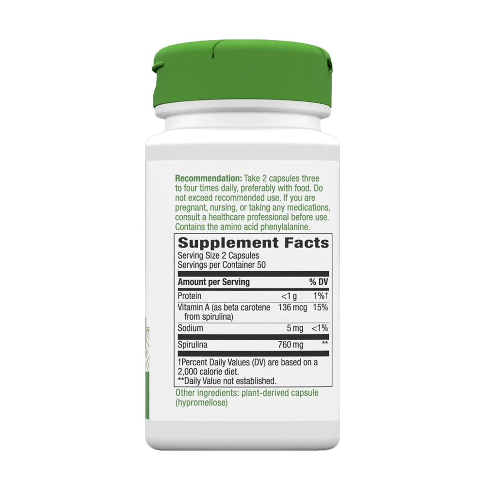 Nature's Way - Spirulina (100 Cápsulas) - Image 2