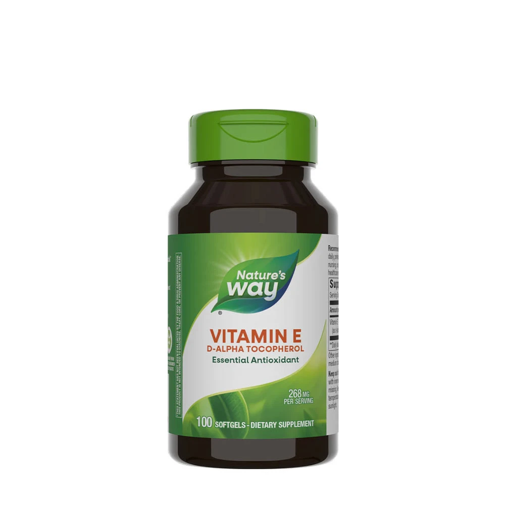 Natures Way - Natures Way Vitamin E D-Alpha Tocopherol (100 Softgels)
