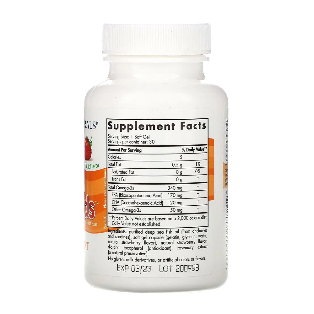 Natural Fruit Flavor - 30 softgels