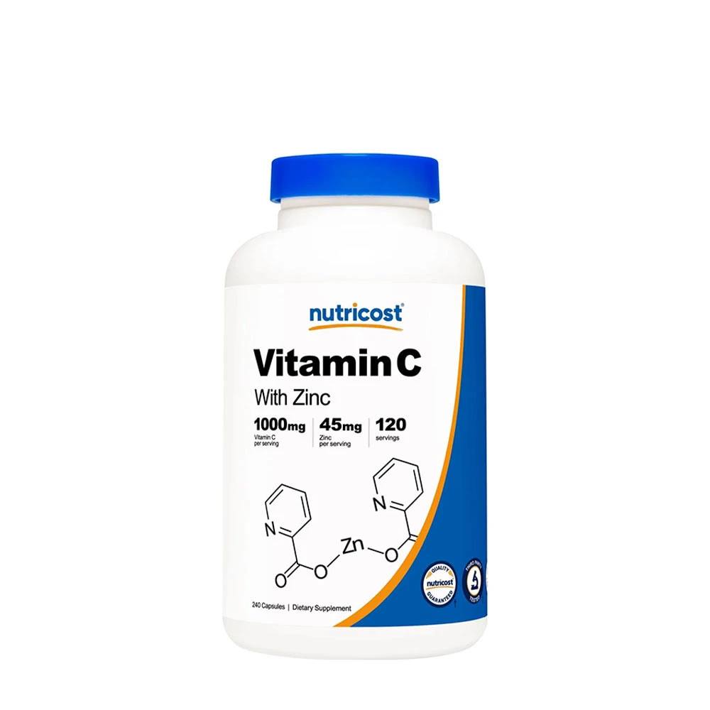 Nutricost - Vitamina C Com Zinco 1000 Mg (240 Cápsulas)