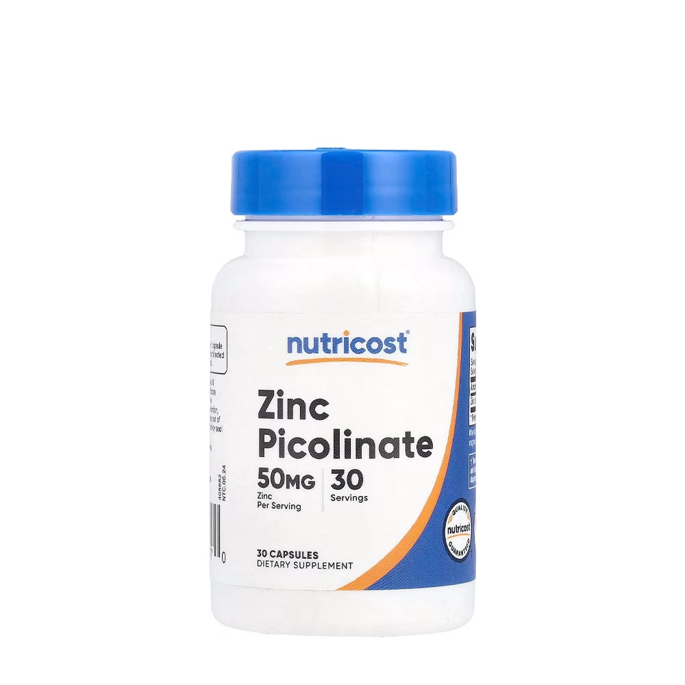 Nutricost - Picolinato De Zinco 50 Mg (30 Cápsulas)