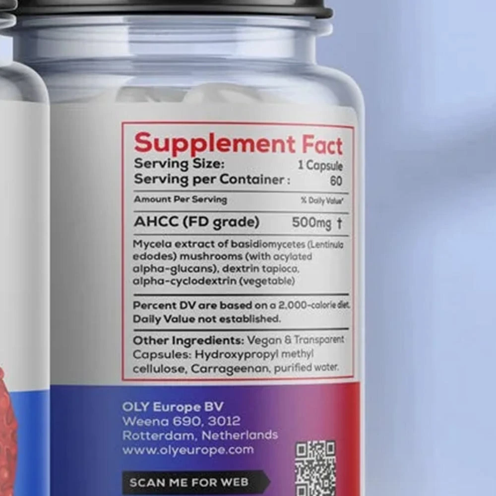 Oly - Oly AHCC 500 mg (60 Capsules)