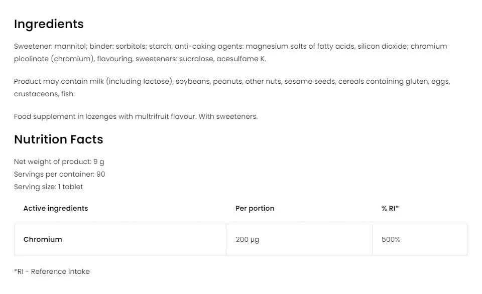 Multifruit - 90 tablets