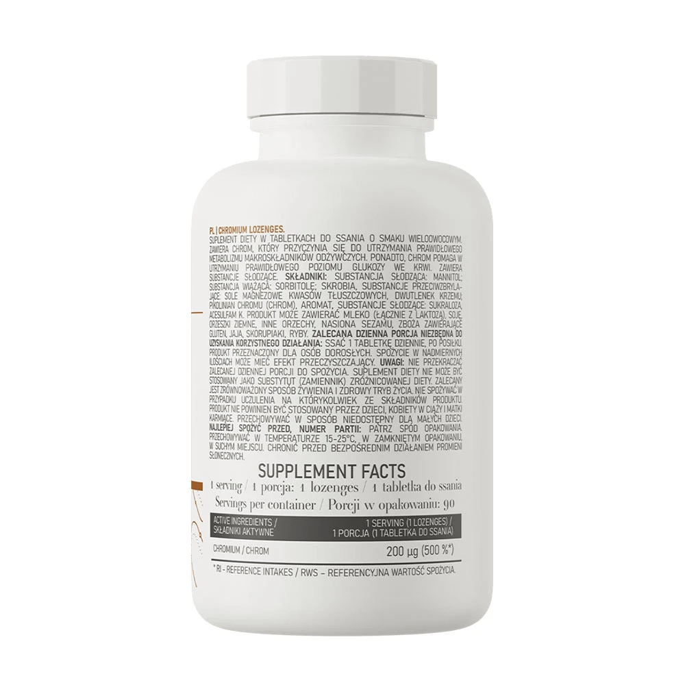 OstroVit - Pastilhas de Crómio, Multifrutos - 90 Comprimidos - Image 6