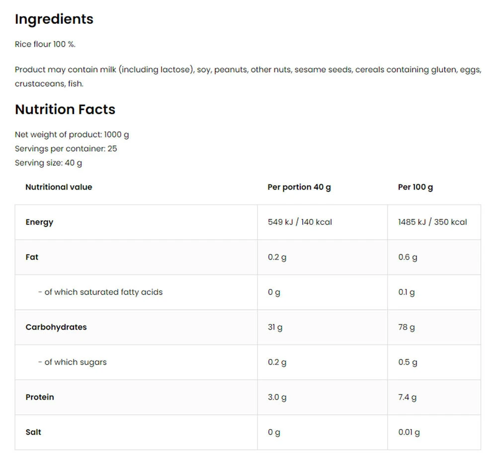 Ostrovit - Creme de Arroz Natural - 1000 g - Image 7