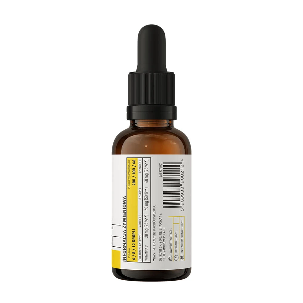 Ostrovit Pharma - Gotas de Vitamina C para Crianças (30 ml) - Image 6