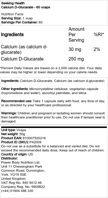 D-Glucarato de Cálcio - 60 vcaps - Image 2