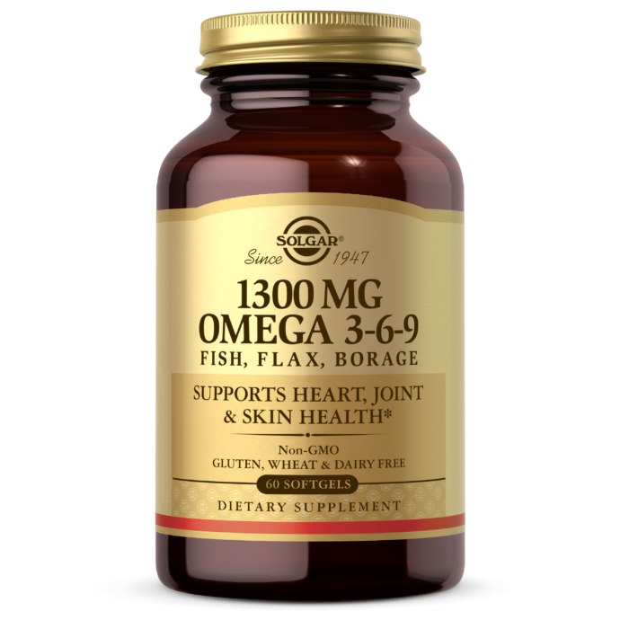 Solgar - Omega 3-6-9 - 60 bløde kapsler