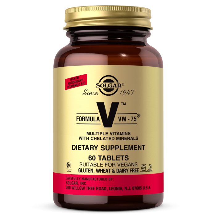 Solgar - SOLGAR Formula VM-75 (60 tabs)