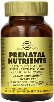 Solgar - SOLGAR Prenatal Nutriens (120 tabs)