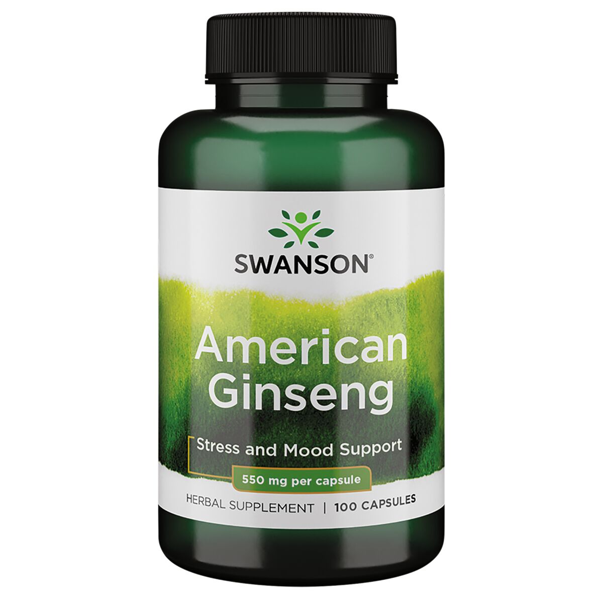 Swanson - SWANSON American Ginseng 550mg 100kaps