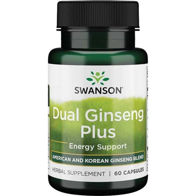 Swanson - SWANSON Dual Ginseng Plus 60 kaps