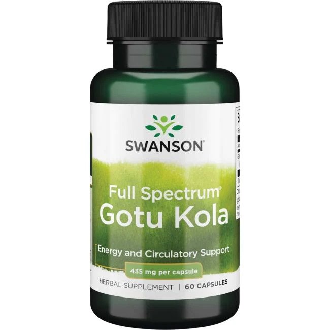 Swanson - SWANSON Gotu Kola 435mg 60 kaps