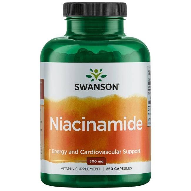 Swanson - SWANSON Niacinamide 500mg 250 kaps