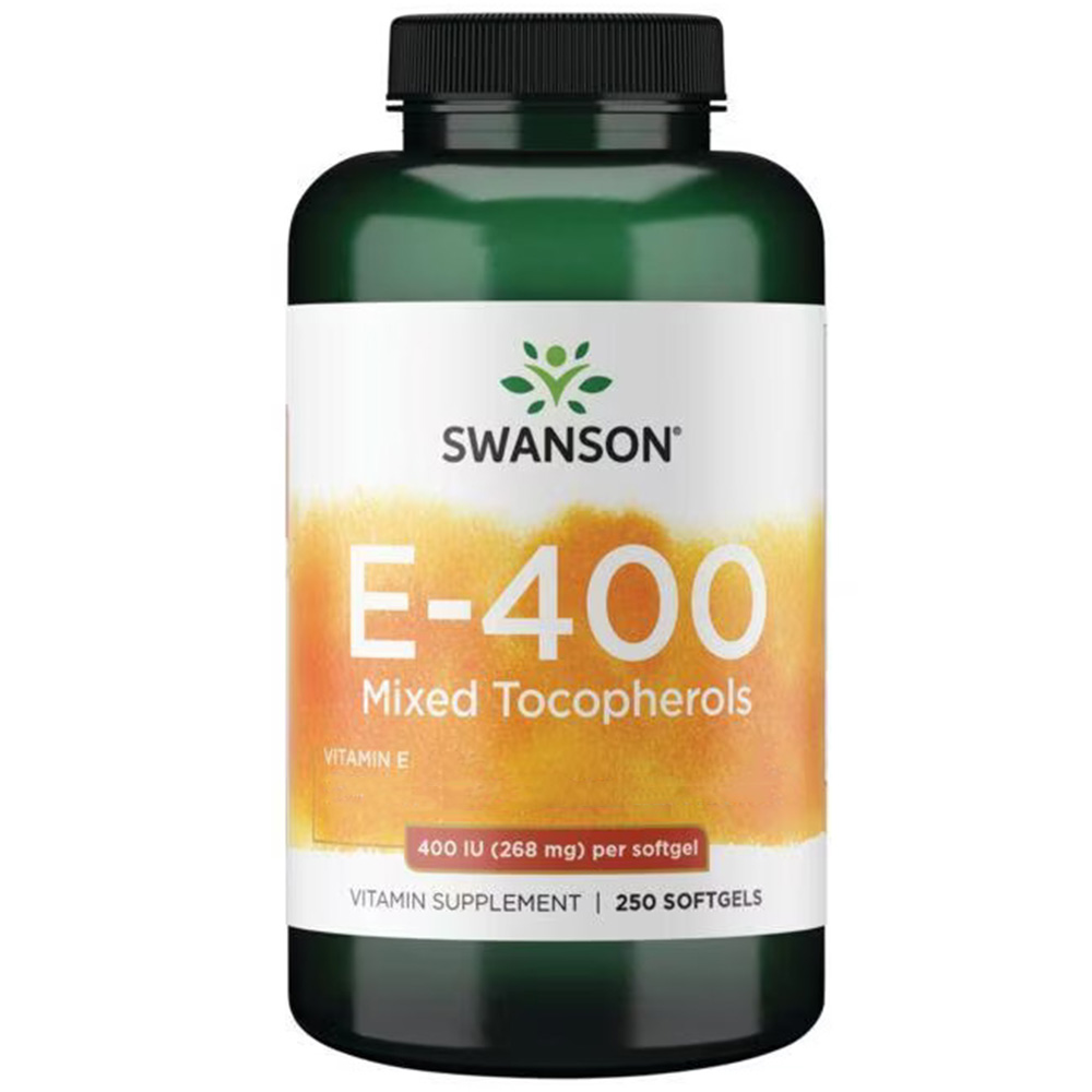 Swanson - Mistura de Vitamina E 400 IU, 250 cápsulas moles - Image 2