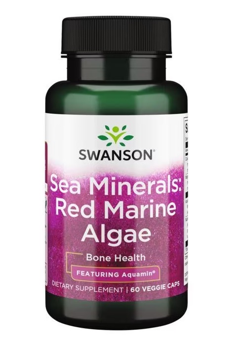Swanson - Sea Minerals: Red Marine Algae - 60 vcaps
