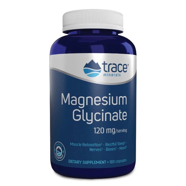 Trace Minerals - Magnesium Glycinate - 180 caps