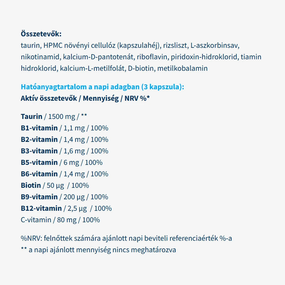 USA Medical - Complexo de Taurina 1500 mg (90 Cápsulas) - Image 2