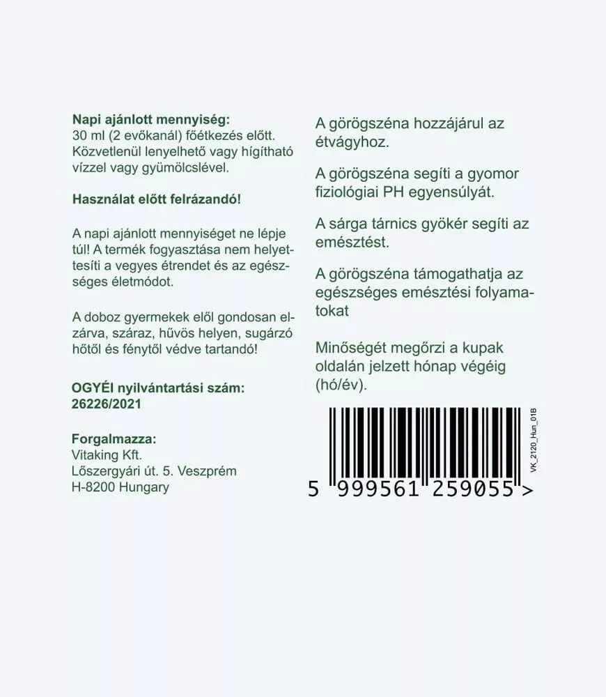 Vitaking - Xarope de Ervas Appetito Plus 200 ml - Image 3