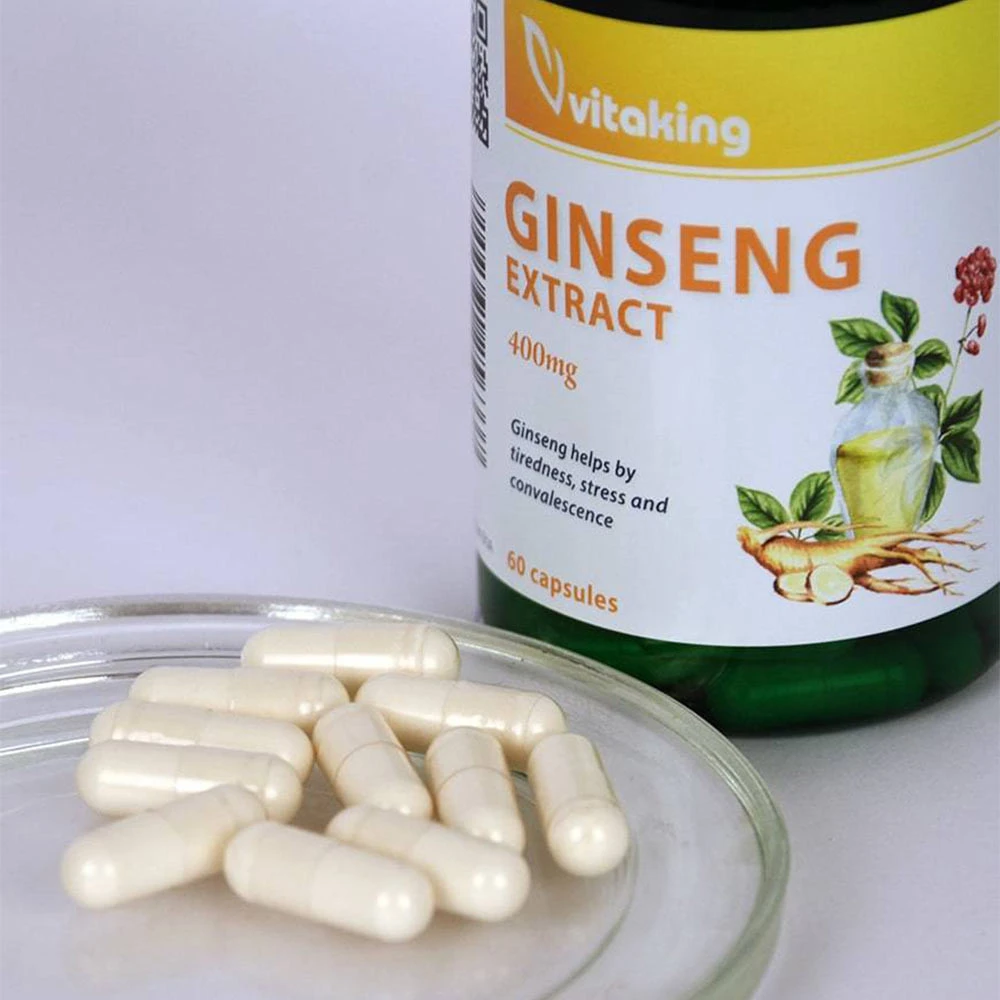 Vitaking - Extrato de Ginseng 100 mg (60 Cápsulas) - Image 5