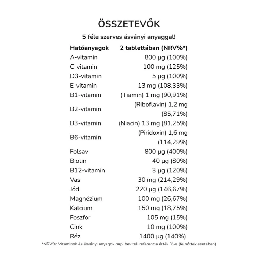 Vitaking - Multivitamínico para o Primeiro Trimestre (60 Comprimidos) - Image 2