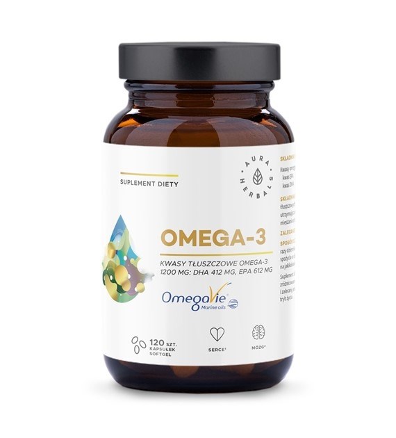 Aura Herbals - AURA HERBALS Omega-3 1200 mg (120 caps.)