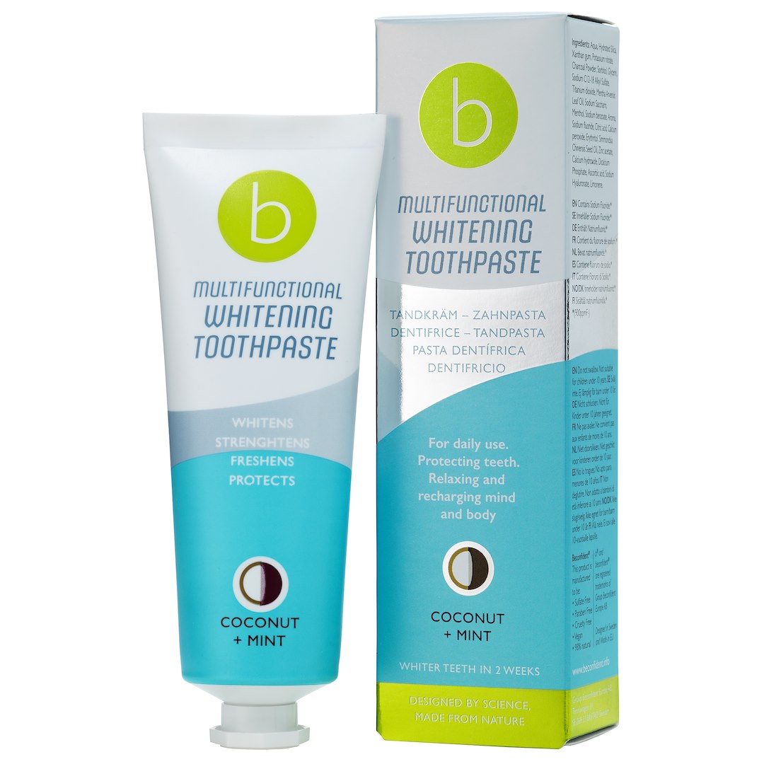 BeConfident - BECONFIDENT Multifunctional whitening toothpaste with coconut and mint flavour (75 ml)
