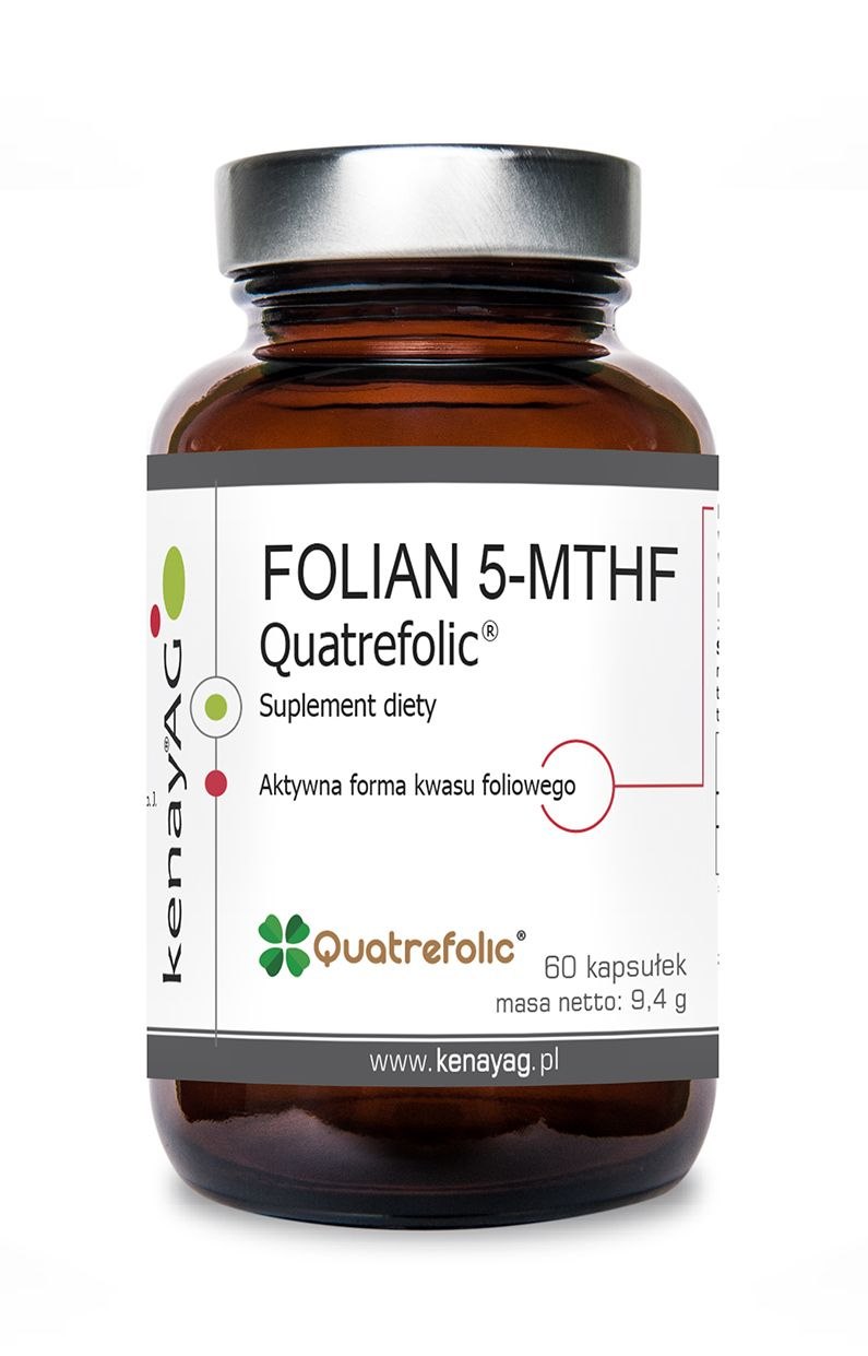 Kenay - KENAY FOLATE 5-MTHF active folic acid Quatrefolic (60 caps)