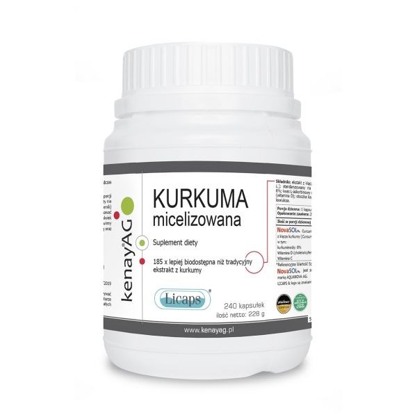 Kenay - KENAY Micelle CURCUMIN Licaps (240 caps)