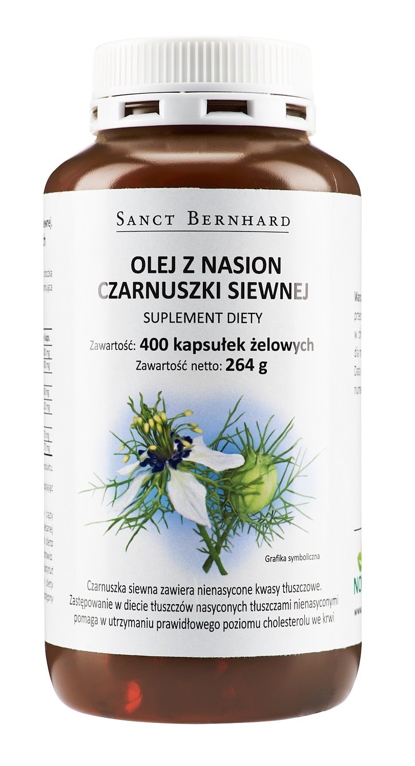 Krauterhaus Sanct Bernhard - KRAUTERHAUS SANCT BERNHARD Black Cumin Oil Mono Capsules (400 caps)