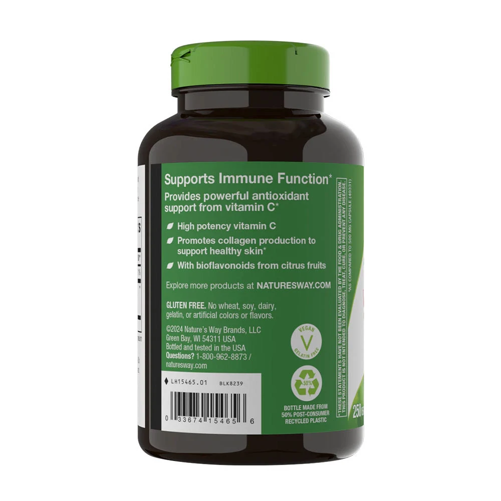 Nature's Way - Vitamina C com Bioflavonoides (250 Cápsulas) - Image 9
