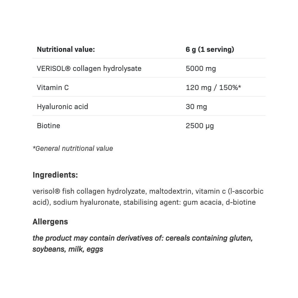 Allnutrition - Colágeno Marinho AllDeynn, Natural - 300g - Image 2