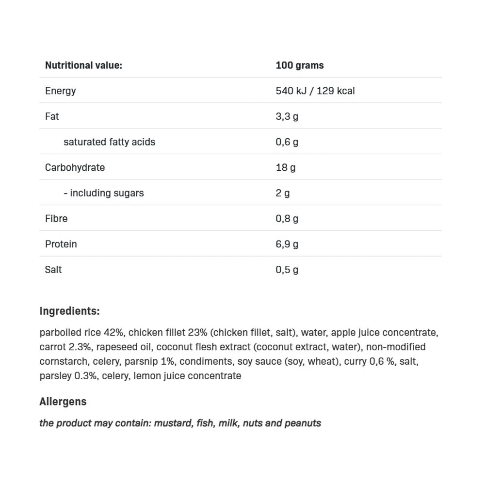 Fitmeal, Curry - 420g - Image 2
