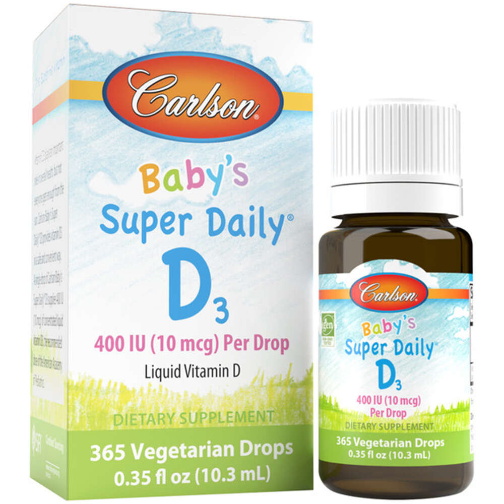 Suplemento Diário Super D3 para Bebês, 400 UI - 10 ml - Image 2